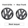 2pcs Car Front Radiator Grille Badge Cover Rear Trunk Lid Sticker For VW Polo Golf MK6 MK7 MK8 Passat B6 B7 B8 Tiguan CC T-ROC Wu4