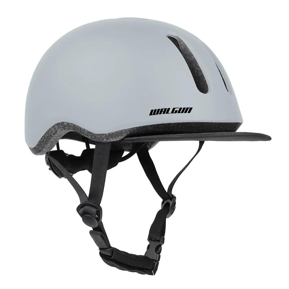 

UB-26 Cycling Helmet Urban Electric Scooters Safety Motorcycle Helmet Vintage City Bike Ebike Bicycle Helmet Casco For Men Women M 54-58cm серый