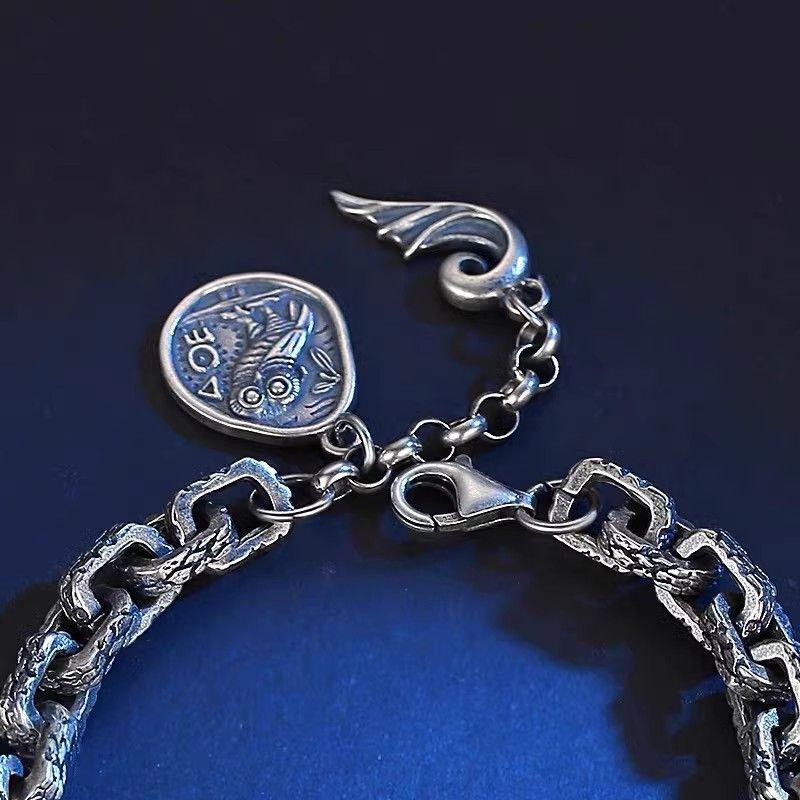 Men's Bracelet Retro Cracked Fashionable High-end Cool Trendy Men
