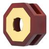 Retro Style Wax Seal Stove Warmer Octangular Melting Sticks Furnace Tool for Making WaxDark Red