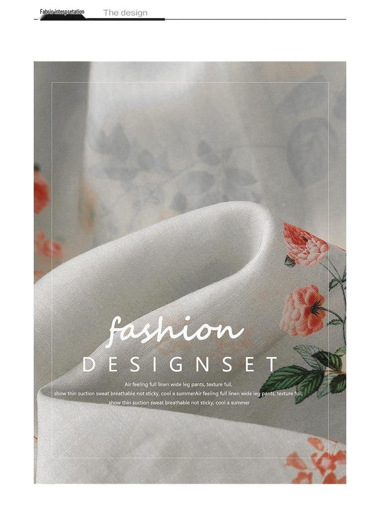 Robe Maxi d'Été Rétro Taille Haute Amincissante Patchwork Coton Lin pour Femmes - Grande Taille