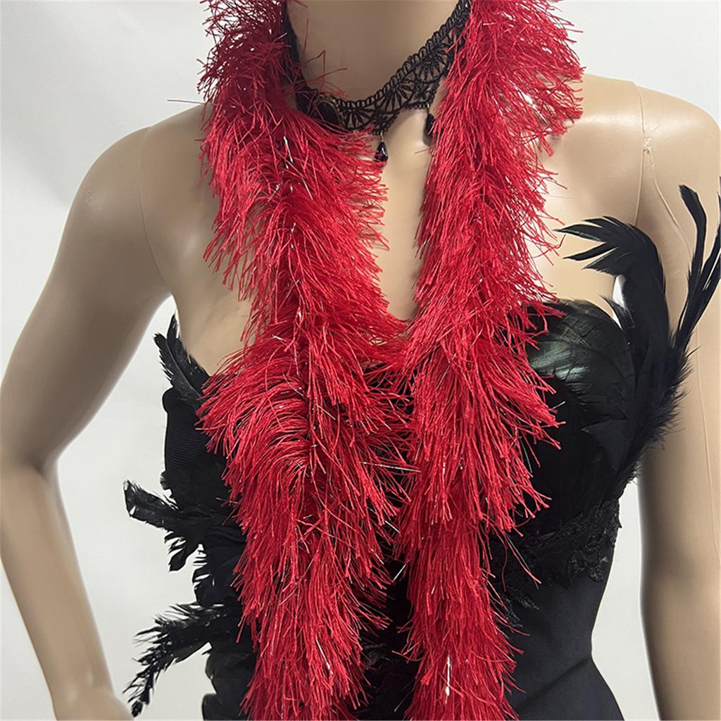 Colorful Boas Decoration for Women Dancing Party Dress up Artificial Boas for Dancing Wedding Party Halloween Cosplay