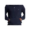 Polo Ralph Lauren Ss23 Solid Logo Embroidered Quarter-Zip Hoodie Men hoodies Navy-Blue MNPOKNI16822598-410