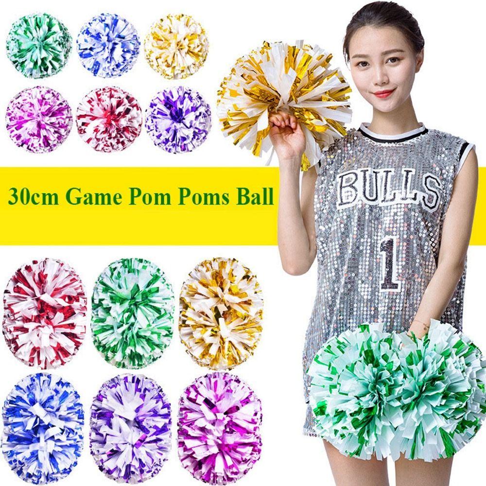 Flower Cheerleading Cheering Ball Club Sport Supplies Dance Party Decorator Cheerleader Pom Poms