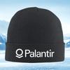 Palantir Logo Kreis Design und Buchstaben Herren Damen Unisex Gestrickte Mütze Beanie Pullover Mütze Winter Thermisch Warm Weihnachten Outdoor Cy