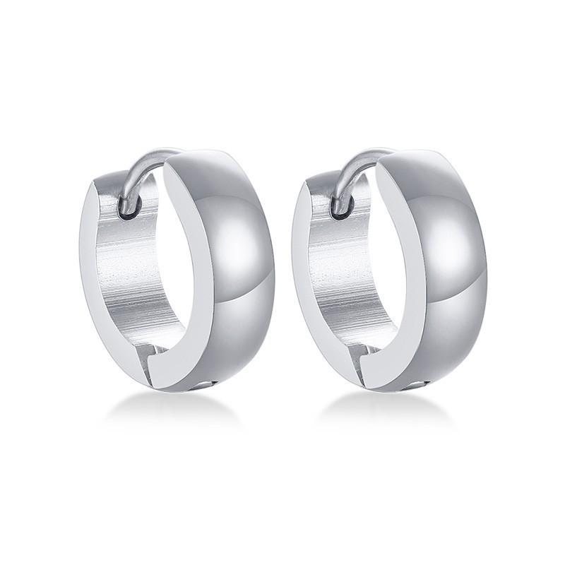

Unisex Stainless Steel Small Hoop Huggie Earrings for Men Woman Ear brinco Jewelry