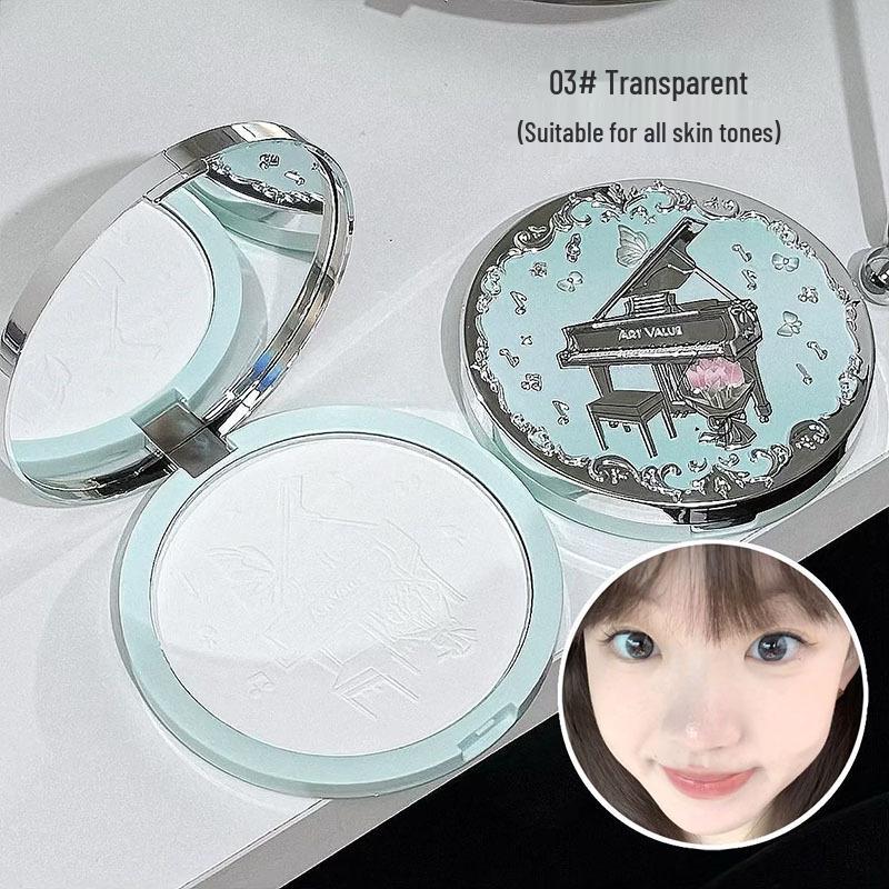 Art Value Qinyin Die Meng Soft Matte Translucent Loose Powder Cake for Creamy, Bare Skin Whitening