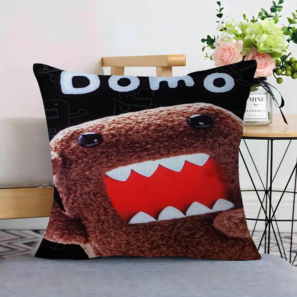 Cute Domo-Kun Pillow Anime Pillow Sofa Bed Head Pillow Cover Cushion Cover 45x45 Cm Fashion