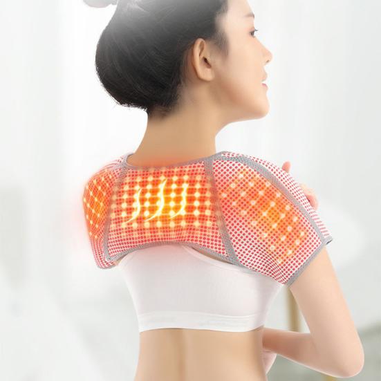 Încălzitor de umăr Culoare solidă Protecție împotriva vântului și frigului Suport confortabil Alinarea durerilor musculare corporale Îngrijirea sănătății Pad termic pentru terapie caldă