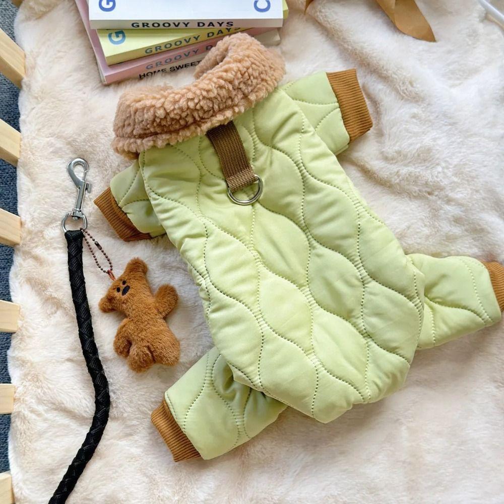 Thick-Warmed Dog Warm Clothes Lamb Wool Pet Clothes Fashion Pet Plush Coat  For Small Medium Dog