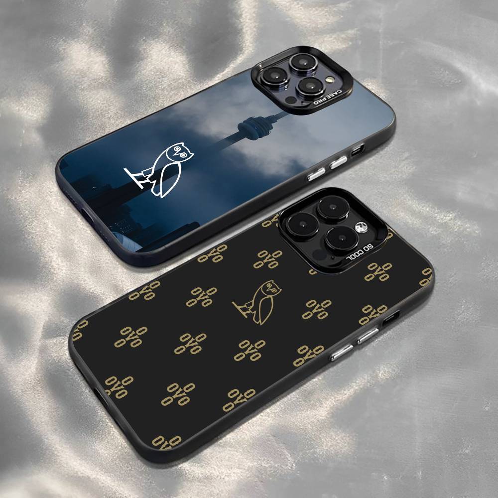 D-Dark O-Owl O-Night Phone Case For iPhone 17,16,15,14,13,12,11 Plus,Pro Max,XS,Colorful Silver Phone case Funda Cover