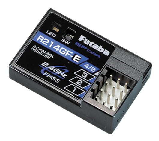

Futaba Receiver R214GF-E (S-FHSS Car Receiver, ATTACK 4YWD Standard) 00107343-3