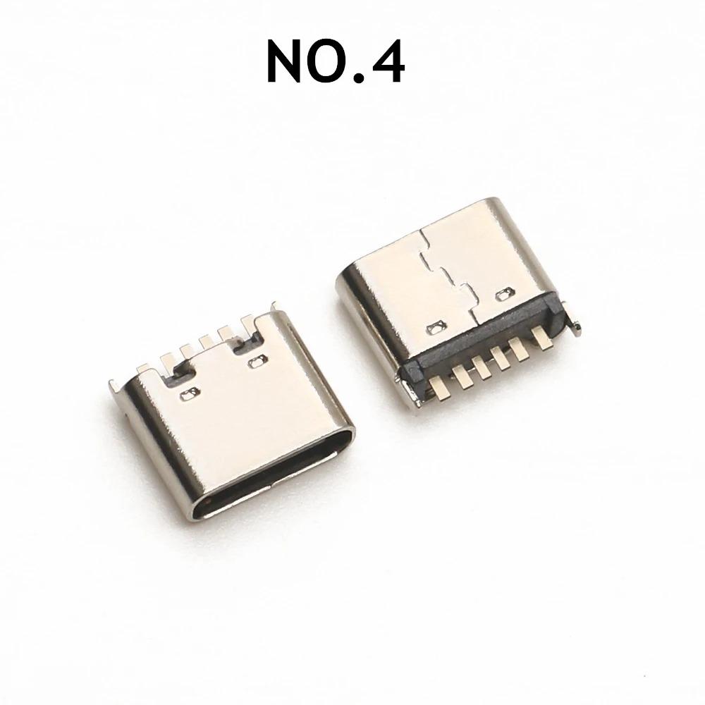 100Pcs/Lot 16Pin USB Charging Dock Connectors Mix 6Pin USB Charging Port Repair Kits Mobile Phone