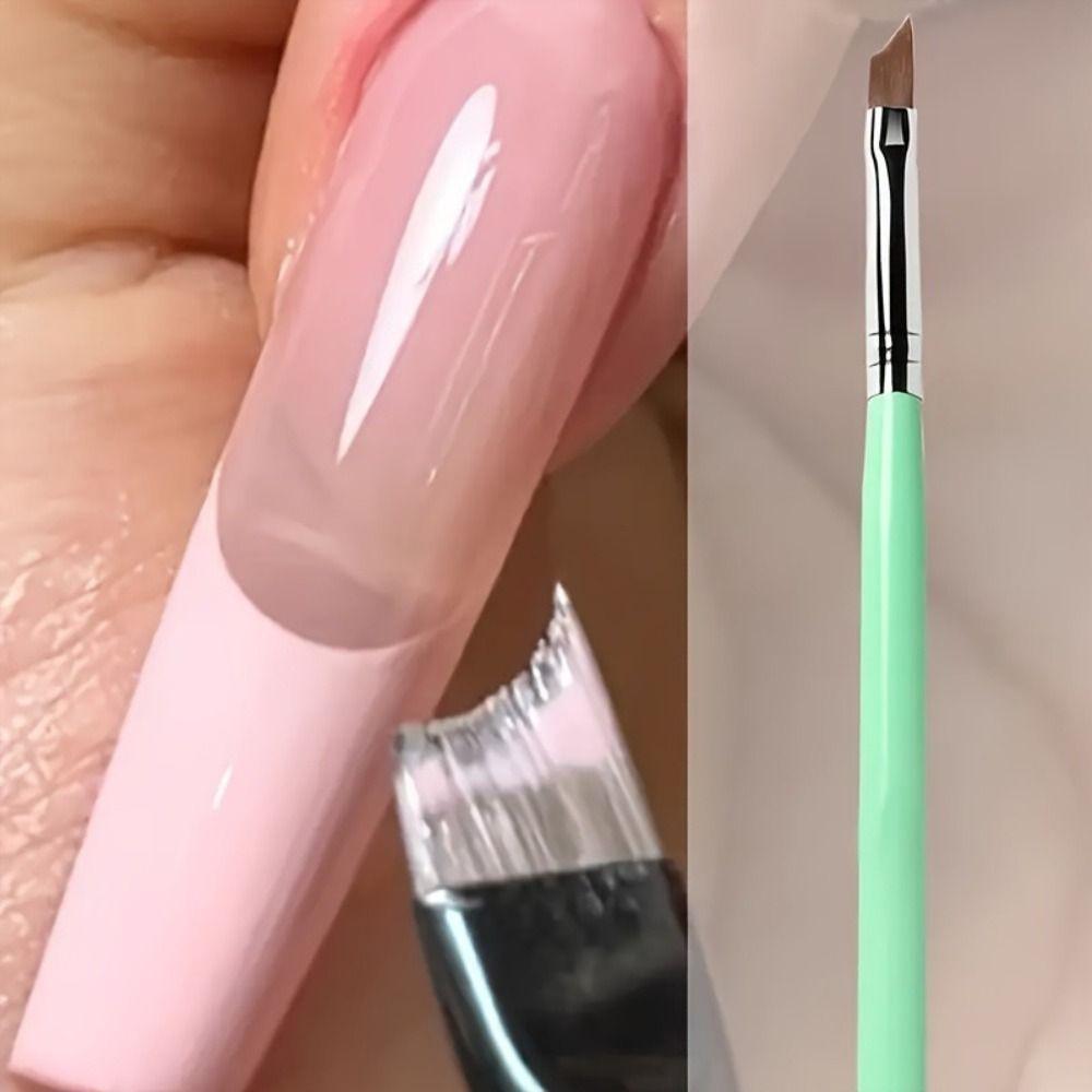 Large Arc Outline French Manicure Brushes Half-Moon Shape French Painting Pens Nail Art