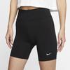 Nike Leg-A-See Small Swoosh Embroidered Sports Yoga Cycling Fitness Tight Shorts Women Shorts Black CJ2662-010