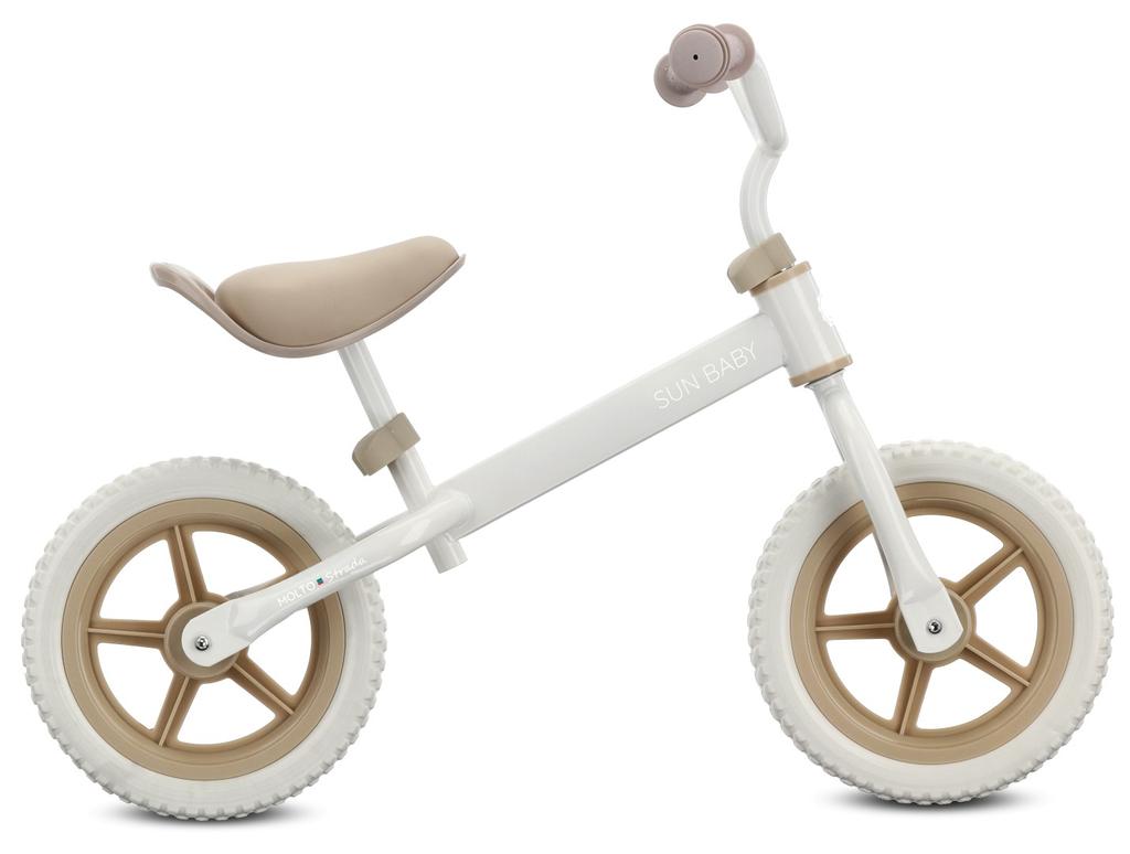 Balance Bike For Children 12 Inches For 2 Year Old 3 Year Old Lightweight 2.5 Kg Molto Strada Beige