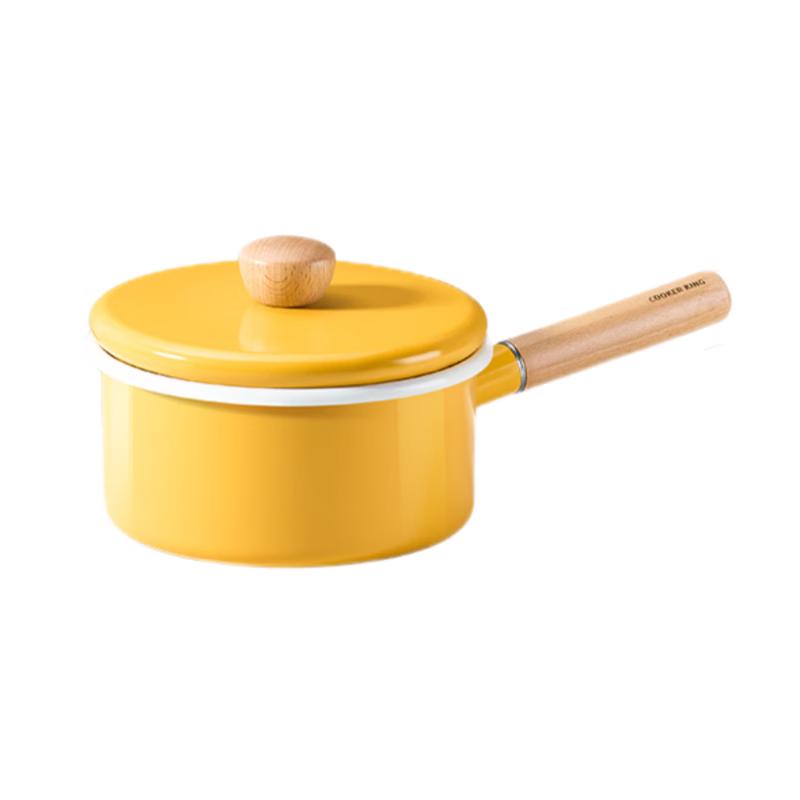 Chuidahuang Japanese-Style Enamel Milk Pot