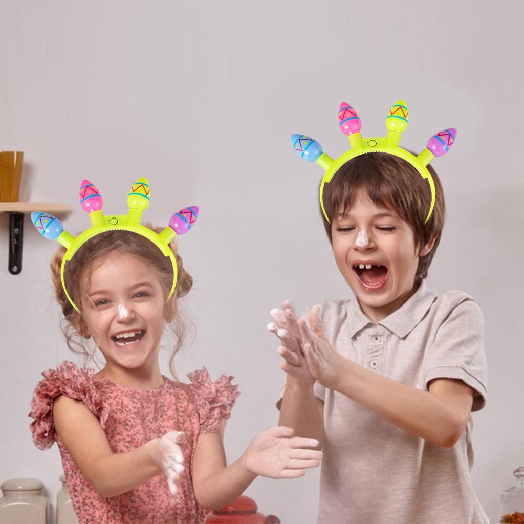 Easter Eggs Party Headband Carnivals Party Crownpieces Headdress for Adult Kids Festival Celebration Party Props
