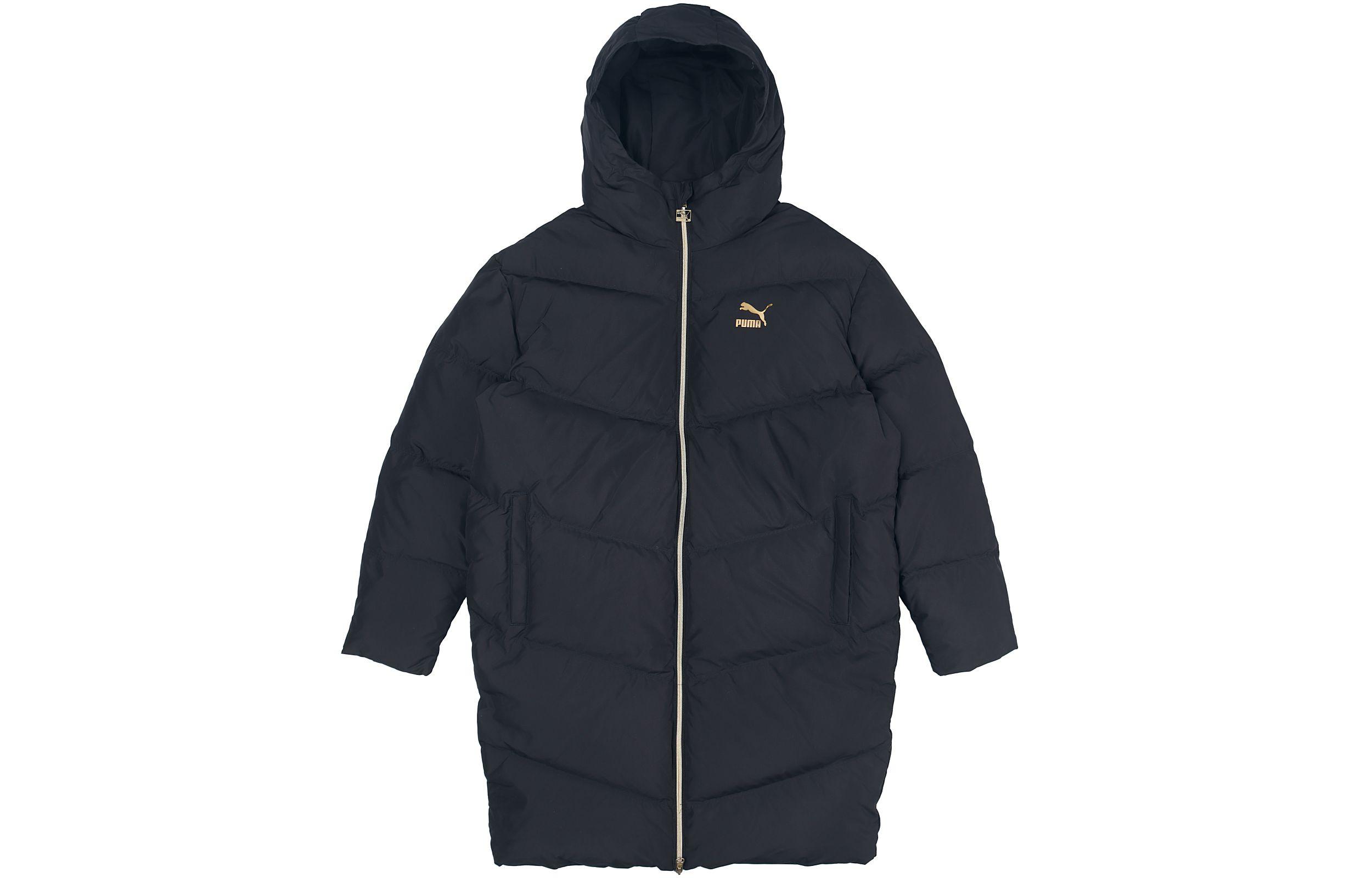PUMA Down Jackets Women s Black Hooded Thickened Other 530031-01 L