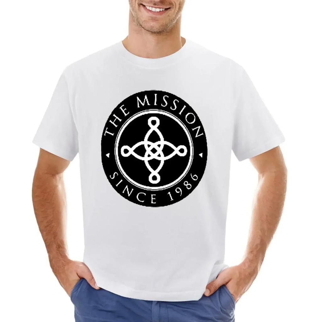 La missione maglietta oversize neri top estivi t-shirt semplici uomo