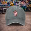 Pc Unisex Dreamy Starlight Feather Vintage Washed Baseball Cap  UnisexS Trendy Hat  Versatile Duckbill Cap  Fun Print  Unique