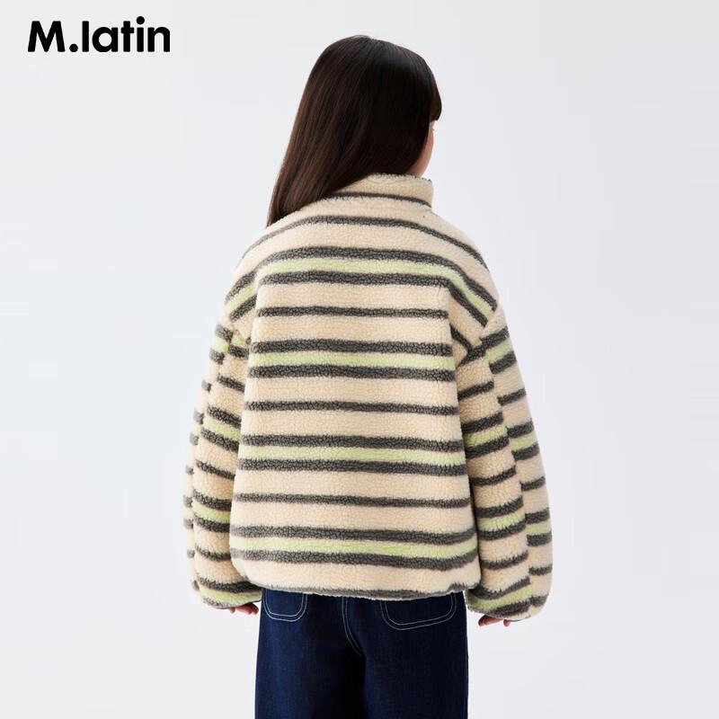 

M.Latin Children s Hug Beast Striped High-Neck Padded Jacket EU 38