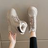 Plush Women's Snow Boots Fashion High-top Cotton Shoes Ladies Waterproof Warm Outdoor Walking Shoes Anti-slip Boots