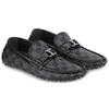 Louis Vuitton Hockenheim Leather Casual Shoes Men's Black 1A4OIF