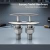 Concealed Cleat Mirror-Polished Hardware Heavy Duty for Boats, Docks
