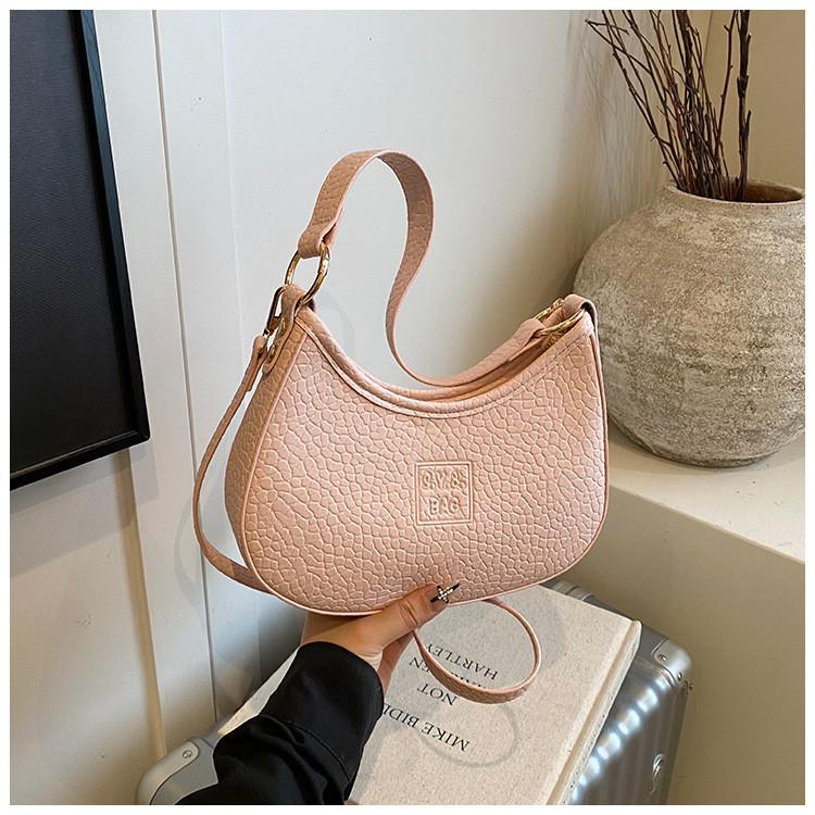 IELGY Ladies Underarm Bag All-Match Simple Style Hand Dumpling Bag