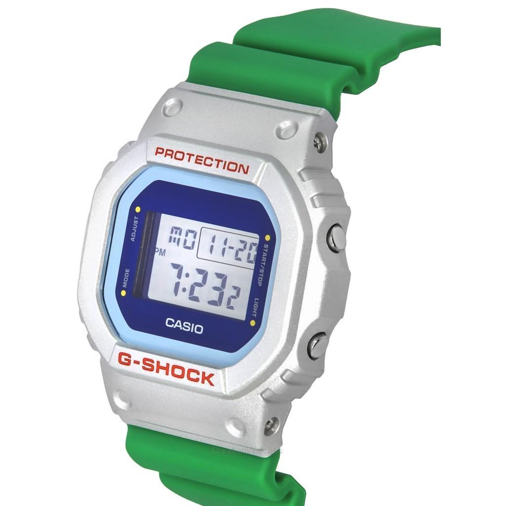 Casio G-Shock Euphoria Series Digital Green Resin Strap Quartz DW-5600EU-8A3 200M Men's Watch