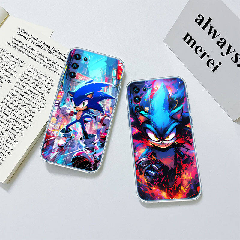 MH138 Sonics Phone Case for Motorola G34 G32 G31 G14 G15 G84 G62 E32 G24 G72 G71 G73 G85 G200 G60 G52 G51 G50 G42 G41 G32 G30