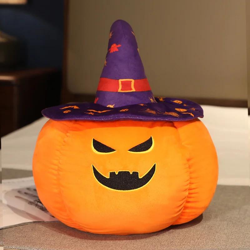 Halloween Pumpkin Doll Cartoon Kawaii Plush Toy 20CM Demon Plant Soft Stuffed MINI Pillow Home Party Decor Gifts for Kids Boys