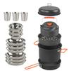 Oem Outdoor Water Kettle Camping And Picnic Equipment Complete Set Of Pots Portable Butane Stove For Outdoor Tea Brewing Pot