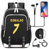 Large Capacity Schoolbag with Shoulder Strap; Student Three-piece Pencil Case Set
