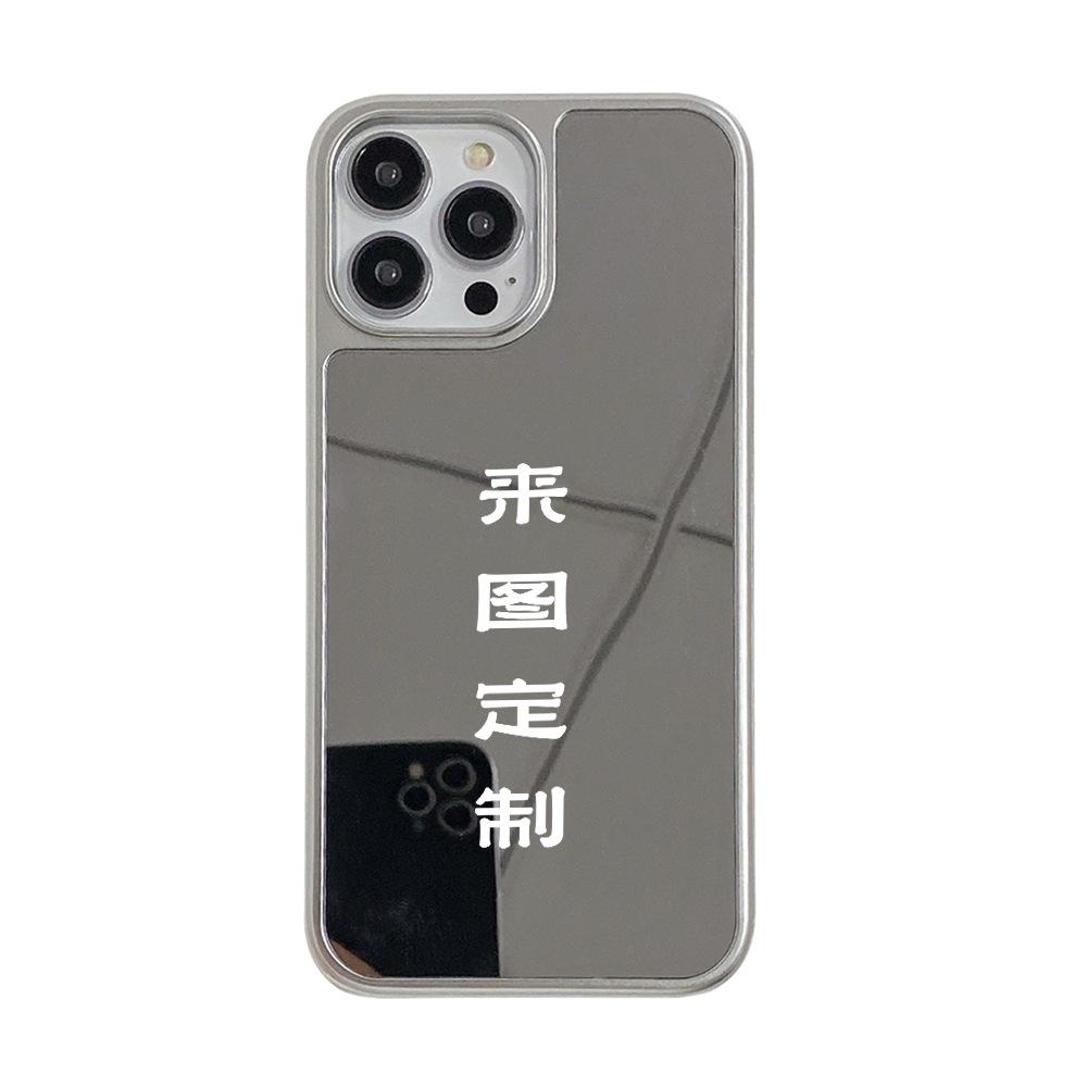 Mobile phone case Apple 17promax processing to picture ip16E glass case/mirror case DIY painting