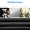 L-Shape Furniture Cover Polyester Waterproof Sofa Protective Cover with Drawstring Outdoor Sunscreen Dustproof Patio Chair Cover