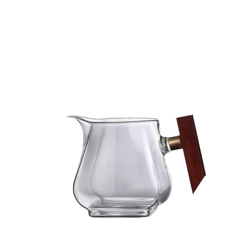 Shangqi Glass Gongdao Cup with Wooden Handle