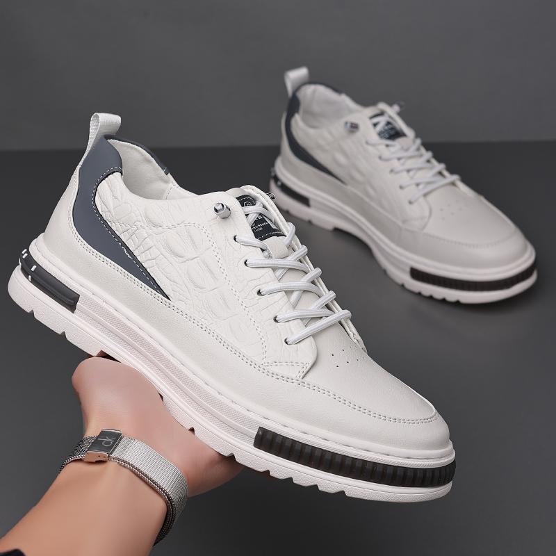 

Модные Классические мужские кроссовки Платформа Мужские Удобные Кожаные Обувь для Скейтбординга Мужские Кроссовки на шнуровке Белые Мужские Zapatillas De Skate 10 белый