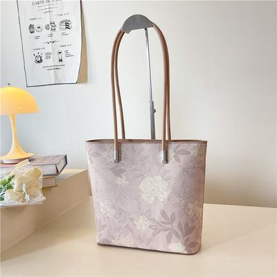 Blumenhandtasche Tasche Damen Neu Modisch Große Kapazität Unterarmtasche Nische Tragetasche Umhängetasche