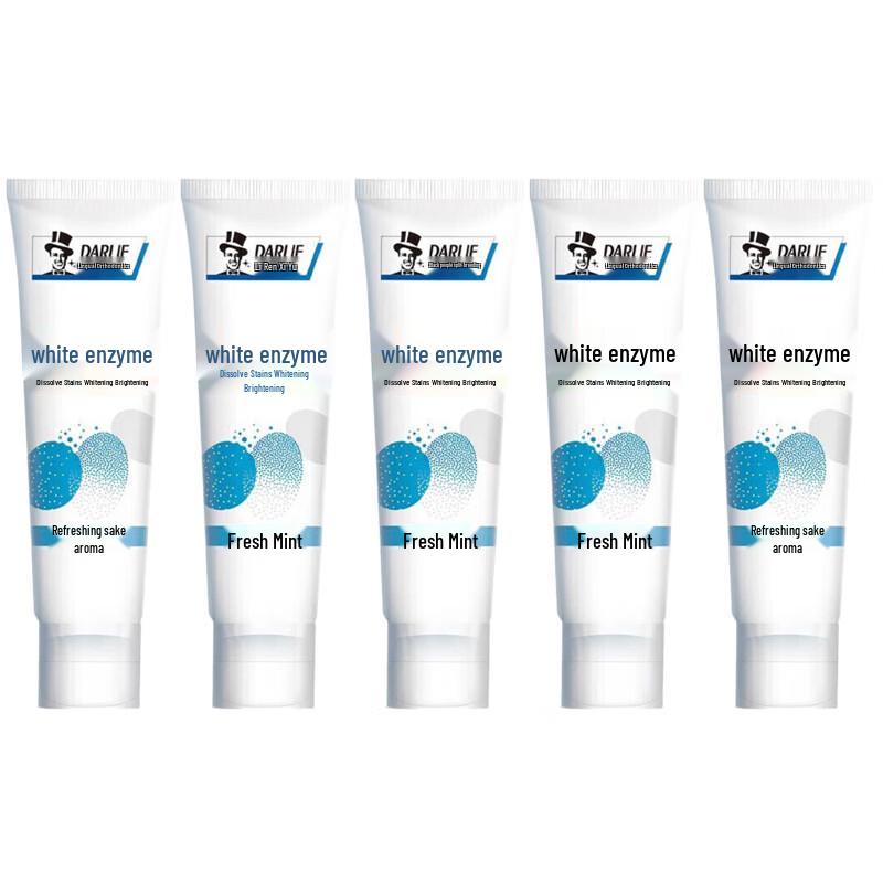 Hawley (Darlie) White Enzyme Fresh Mint Toothpaste 5-Pack Bundle
