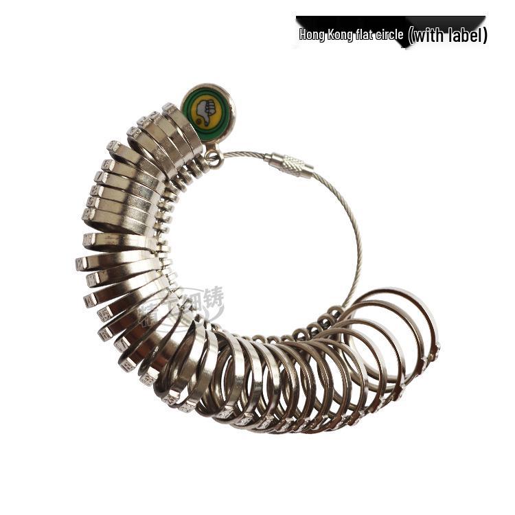 Metall Ringgrößenmesser Set: 4-in-1 Fingerring-Messwerkzeug