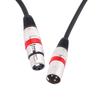 3Pin XLR Cable Male To Female M F Audio Cord Shielded Cable For Microphone Mixer 1M