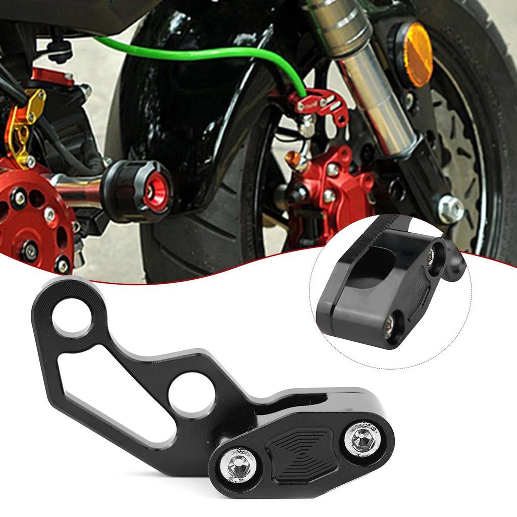 Motorcycle Bikes Oil Hose Clamp Modified Oil Pipeline Brake Line Clamp Protector Aluminum Alloy Hose Clip Accessories