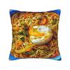 Spicy Shrimp Combination Noodles Pillowcases  Kawaii Pillow Case For Living Room Chair Soft Pillow Cover