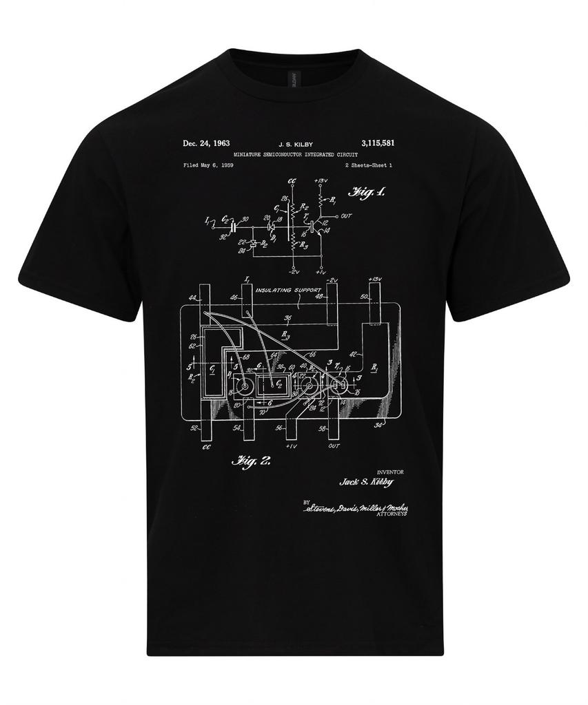 First Integrated Circuit Patent Electrical Engineer T Shirt