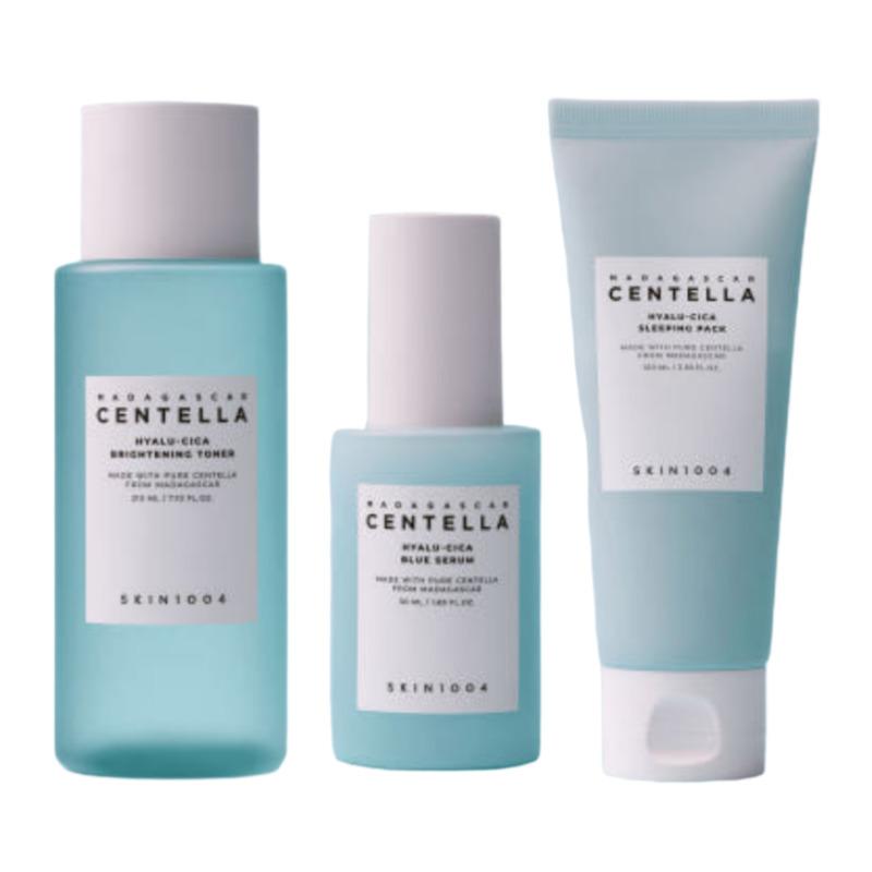 

SKIN1004 Hyalu-Cica Radiance Toner 210ml + Blue Serum 50ml + Sleeping Pack 100ml Set