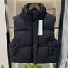 Autumn Winter Short Down Cotton Vest Coat Women Sleeveless Stand Collar Zipper Vest Jacket Ladies Waistcoat Female Outerwear