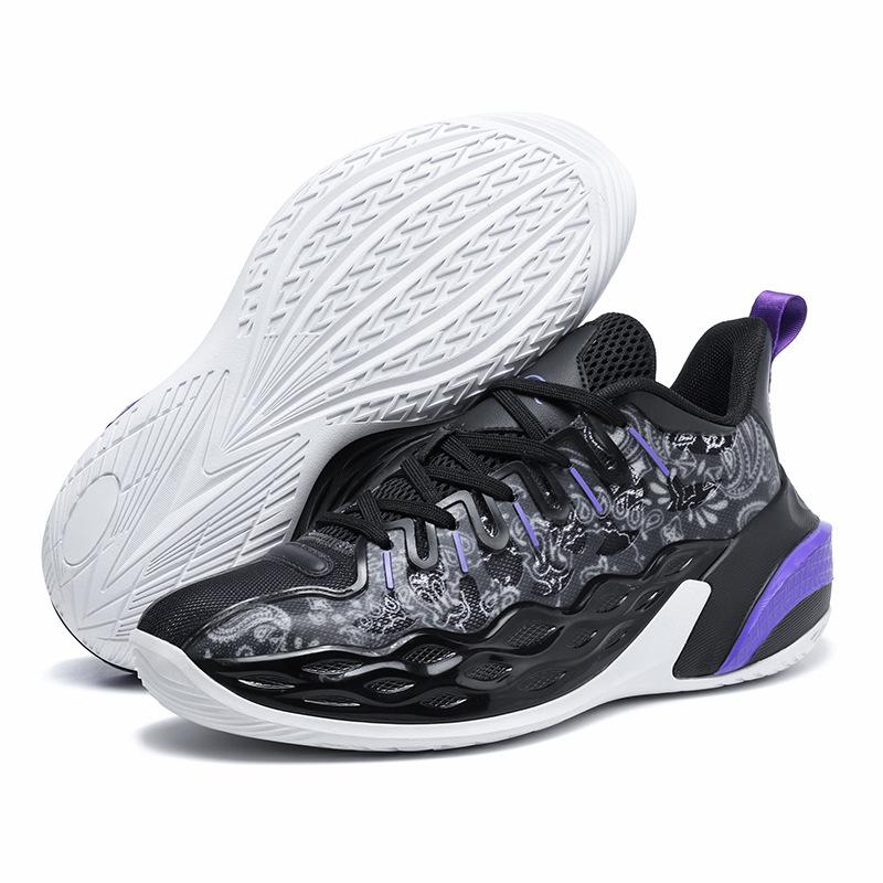

Новые баскетбольные кроссовки большого размера 2025 года, мужские и женские спортивные кроссовки с низким верхом, спортивная обувь для реальных боев для пар, студенческая спортивная обувь 40
