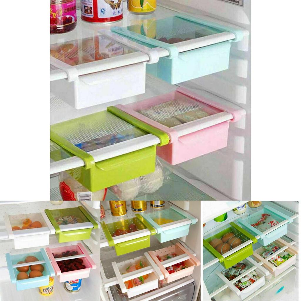 Lightweight And Stretchable Fridge Food Organizer Storage Shelf Holder Box